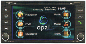 Opal In-Car DVD Navigation