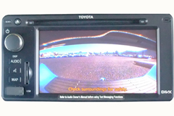Reverse Camera Connected to the Toyota New Navigation Screen